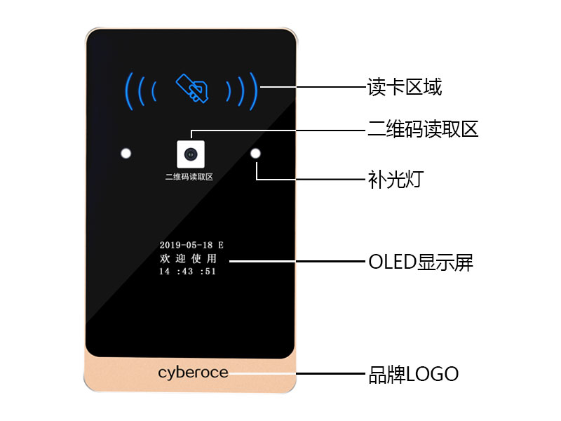 塞伯羅斯二維碼門(mén)禁一體機介紹